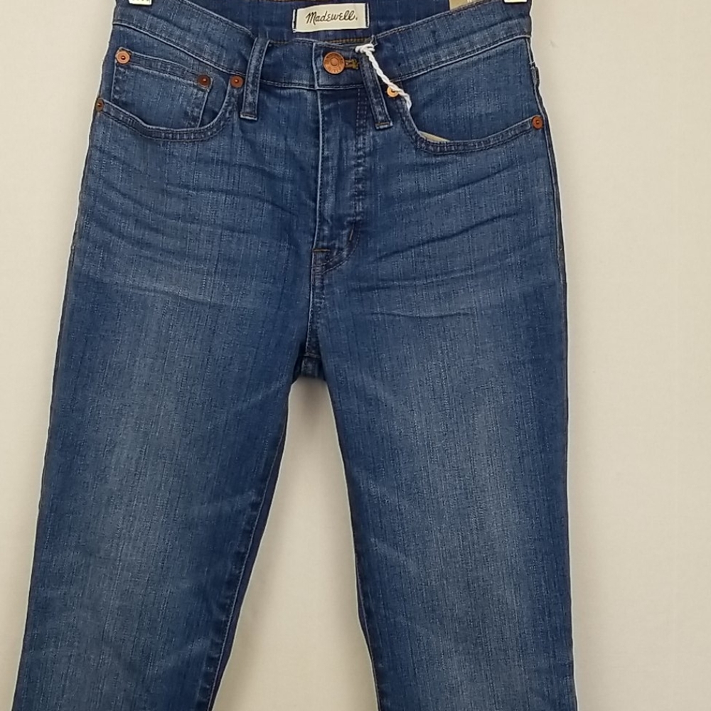 NEW Madewell Cali Demi Boot Back Seam Jeans Sz 24 - Picture 3 of 14